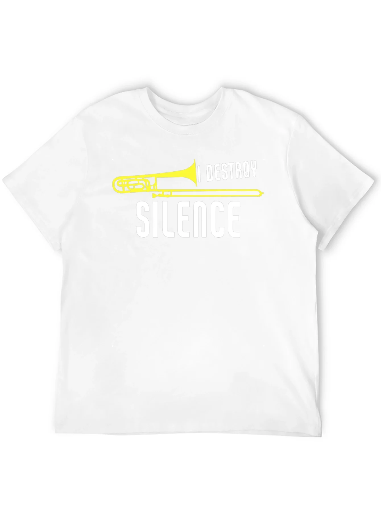 I Destroy Silence Trombone T-Shirt