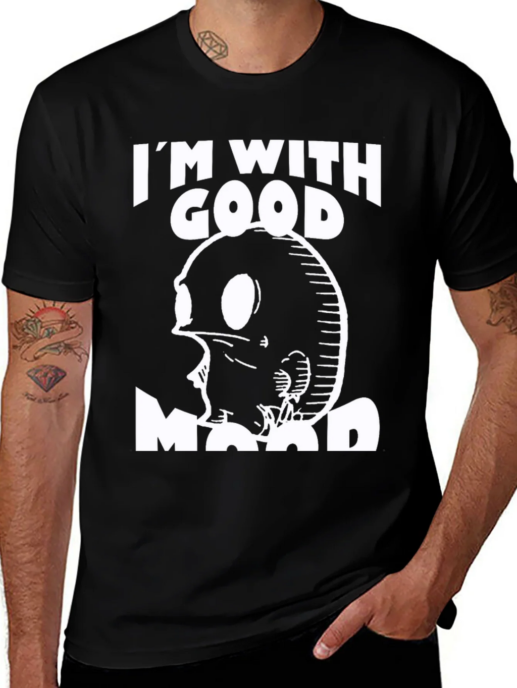 Im With Good Mood T-Shirt Graphic Tee