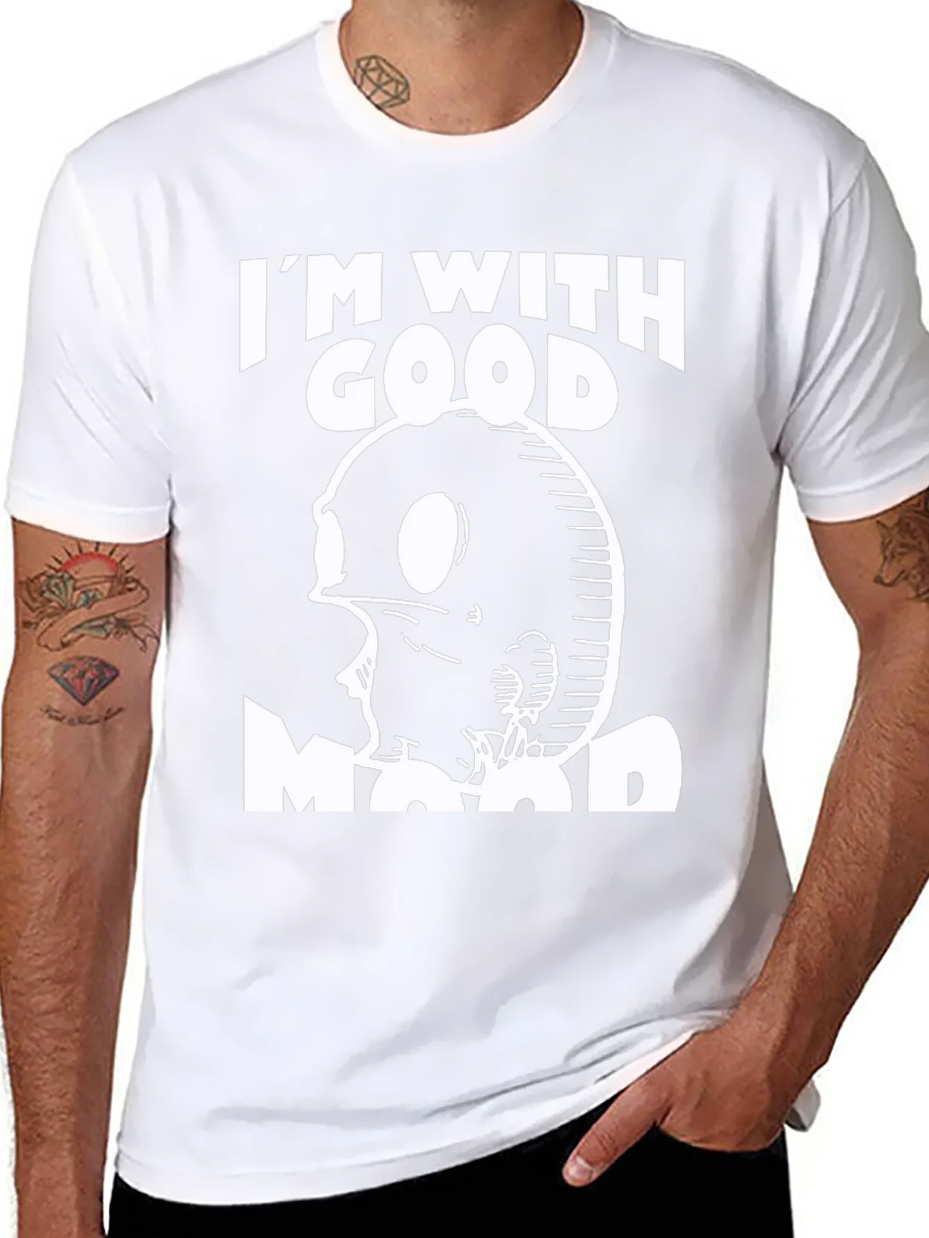 Im With Good Mood T-Shirt Graphic Tee