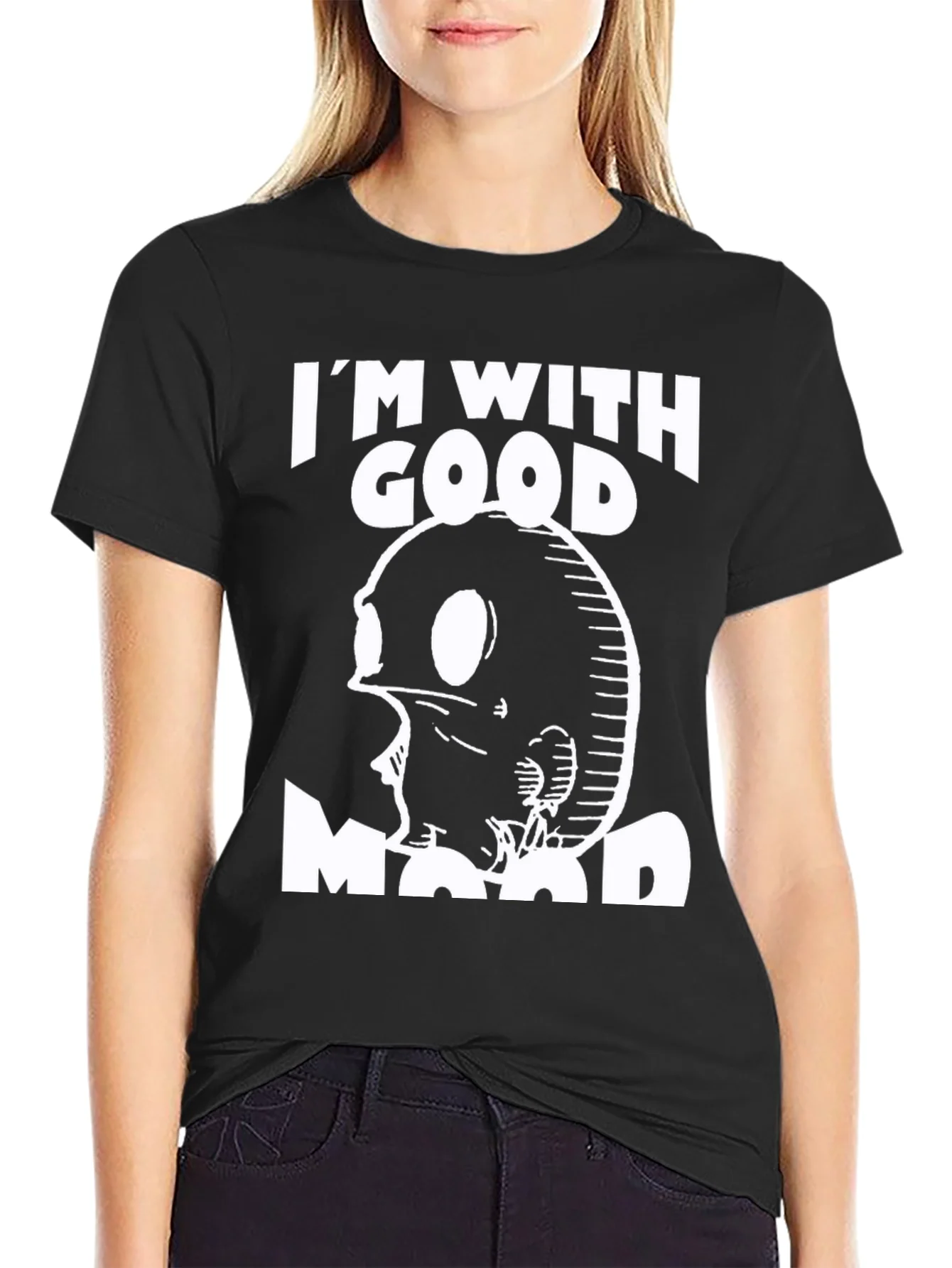 Im With Good Mood T-Shirt Graphic Tee