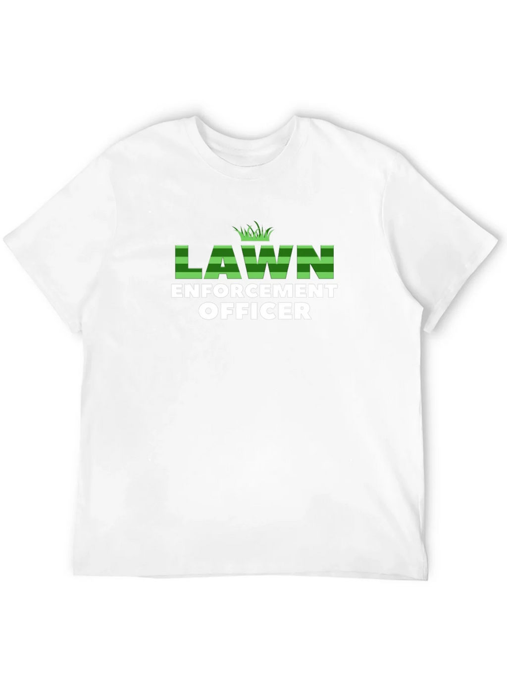Lawn Enforcement Officer Graphic T-Shirt