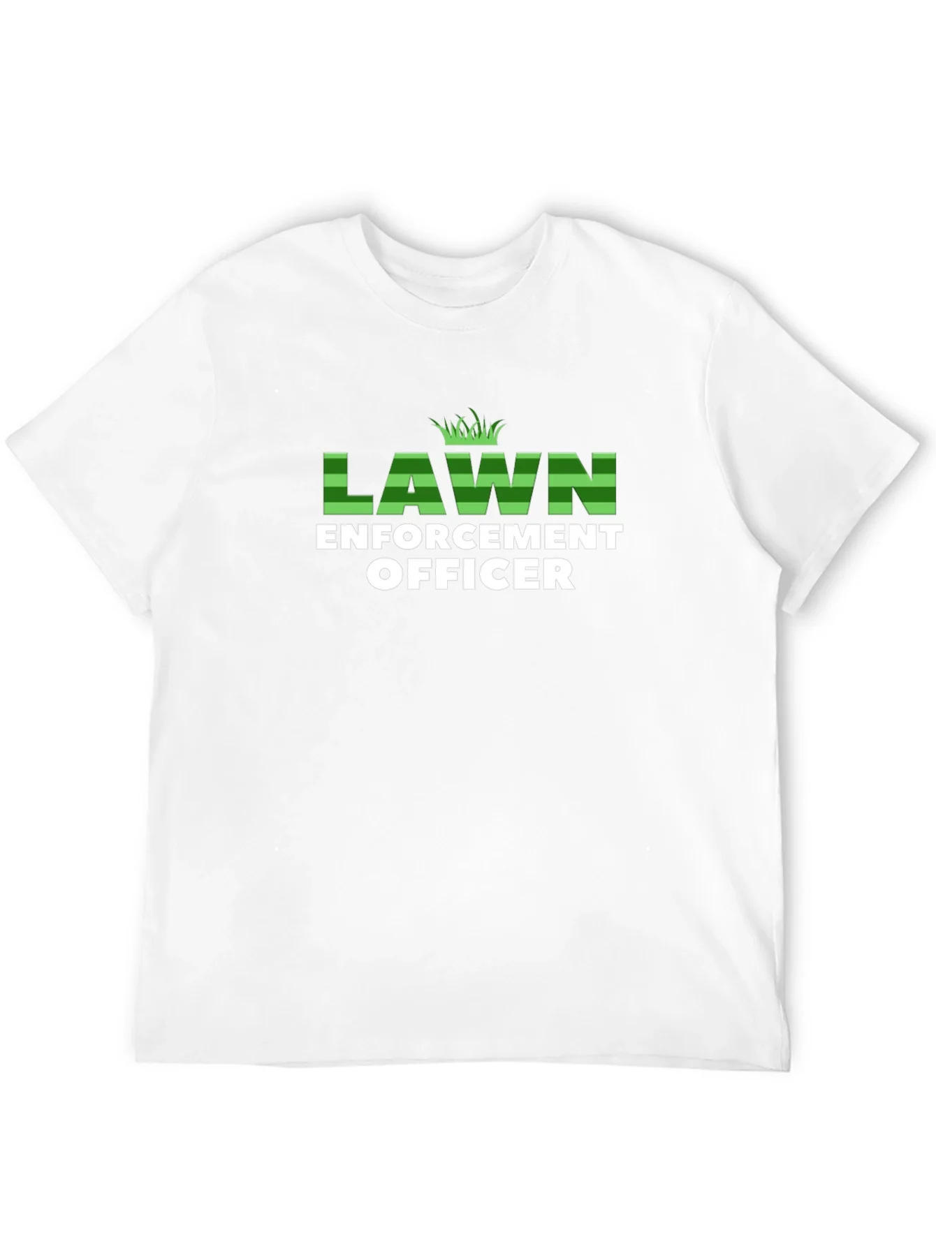 Lawn Enforcement Officer Graphic T-Shirt