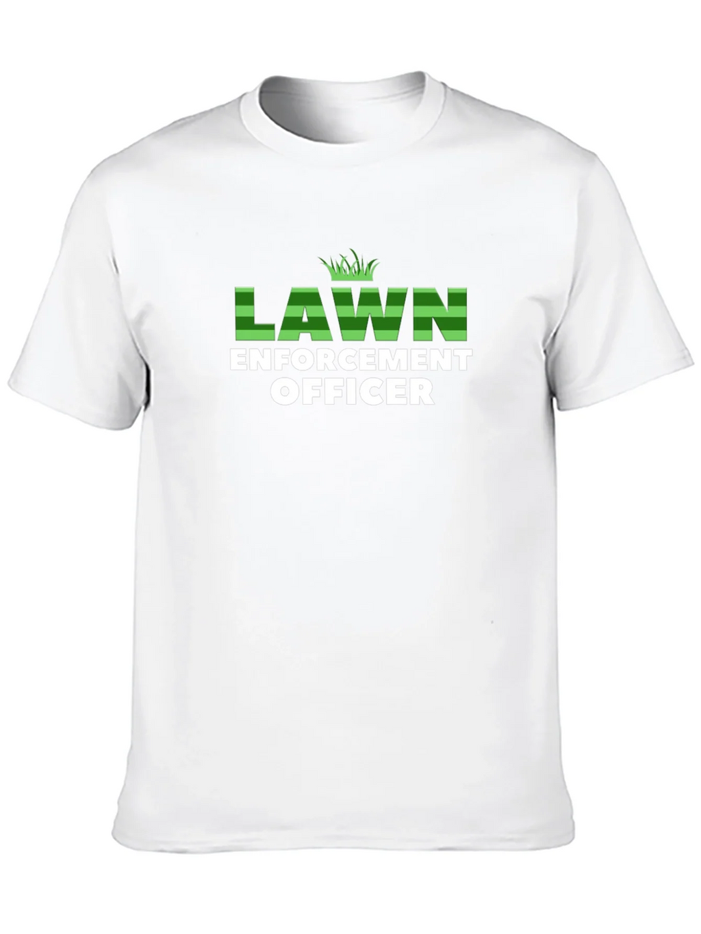 Lawn Enforcement Officer Graphic T-Shirt