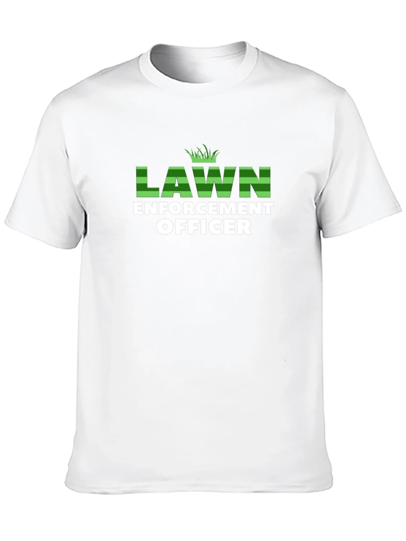 Lawn Enforcement Officer Graphic T-Shirt