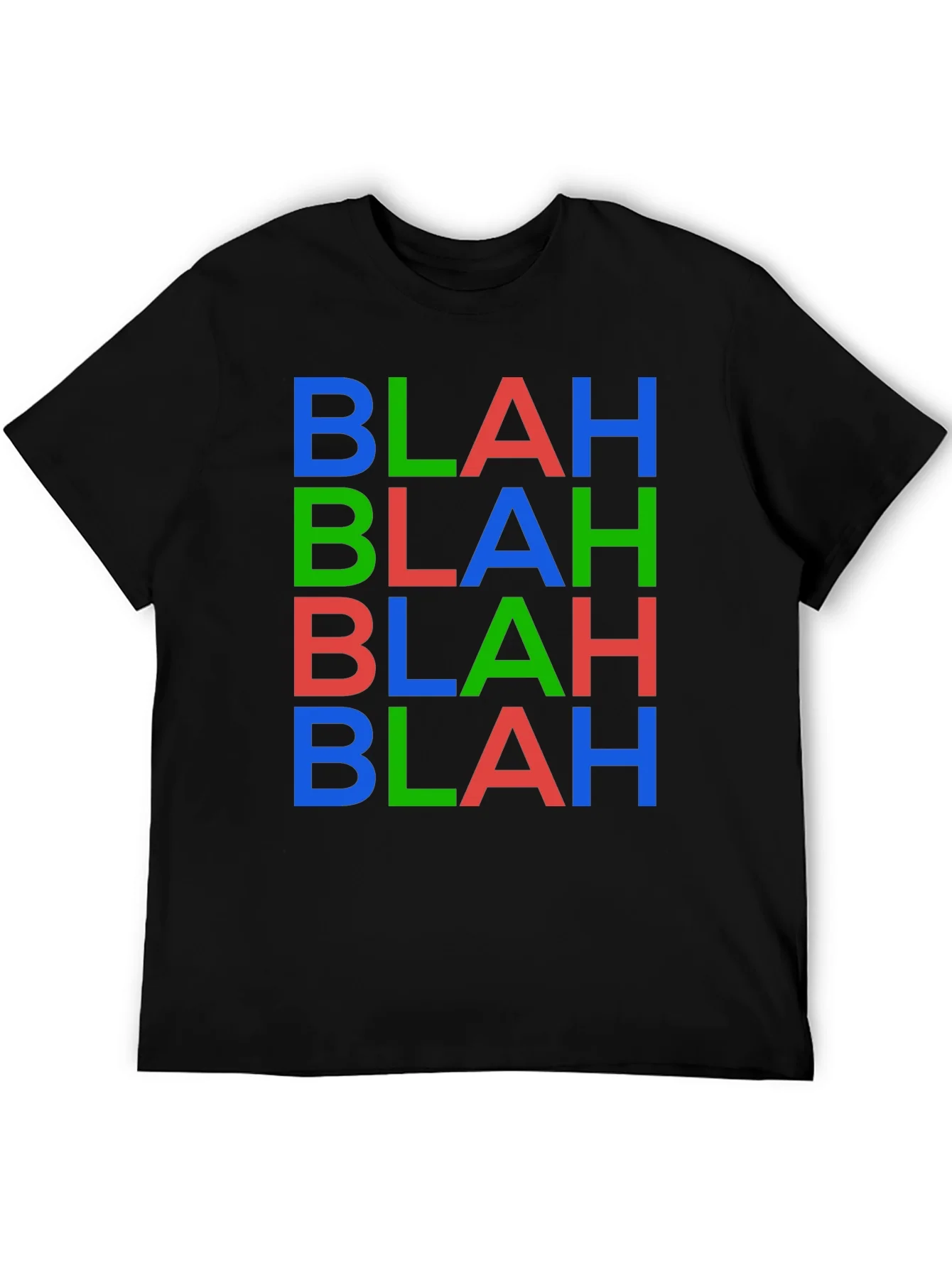 Blah T-Shirt - Funny Colorful Graphic Tee
