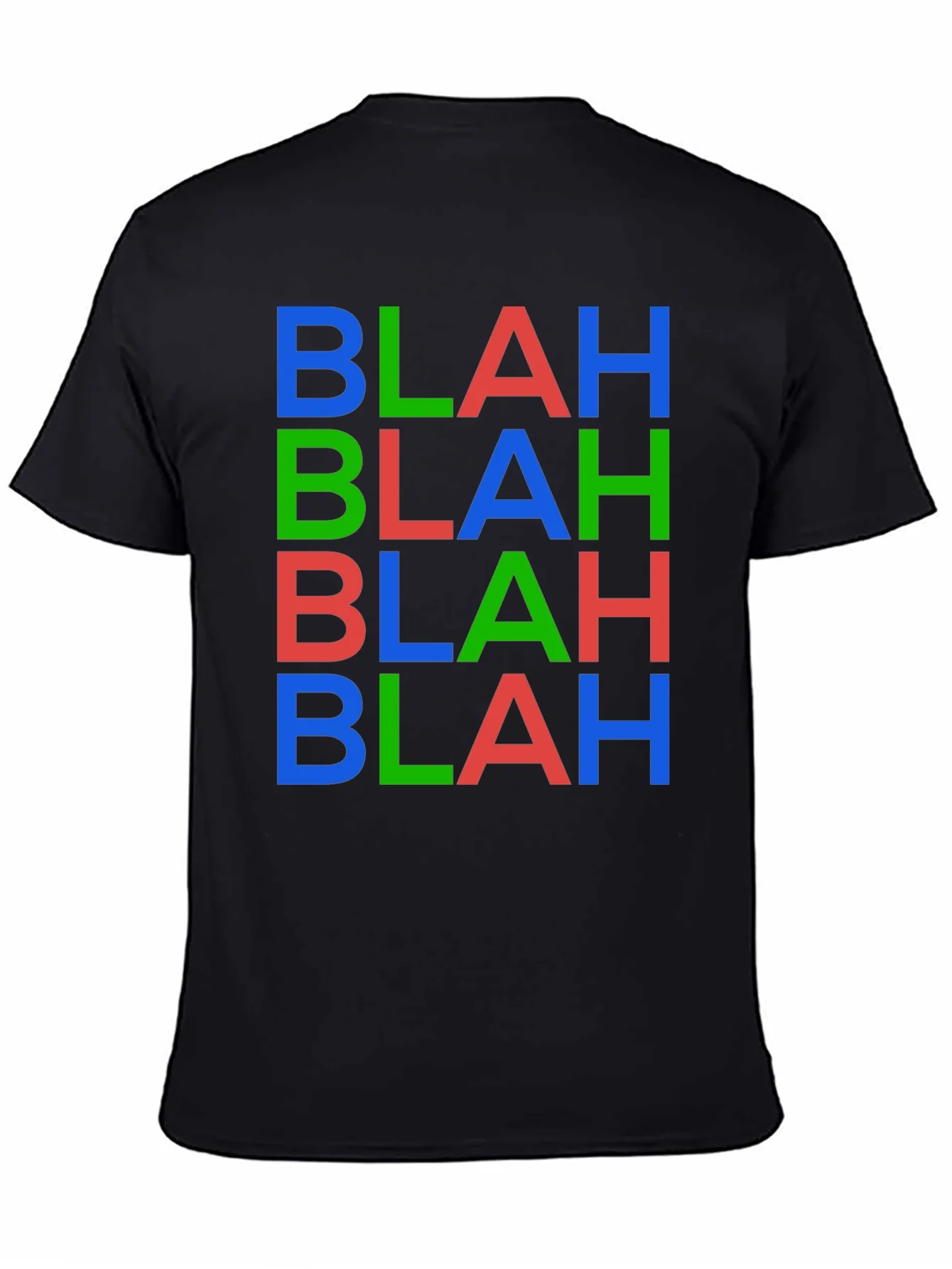 Blah T-Shirt - Funny Colorful Graphic Tee
