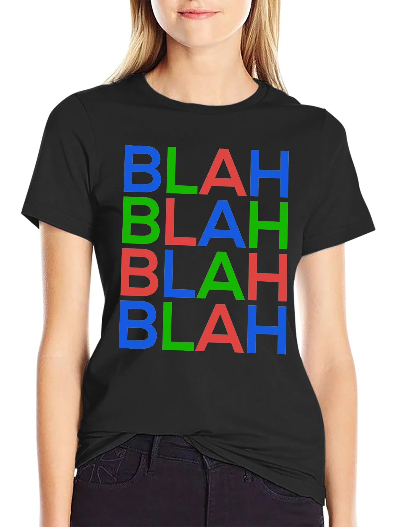 Blah T-Shirt - Funny Colorful Graphic Tee