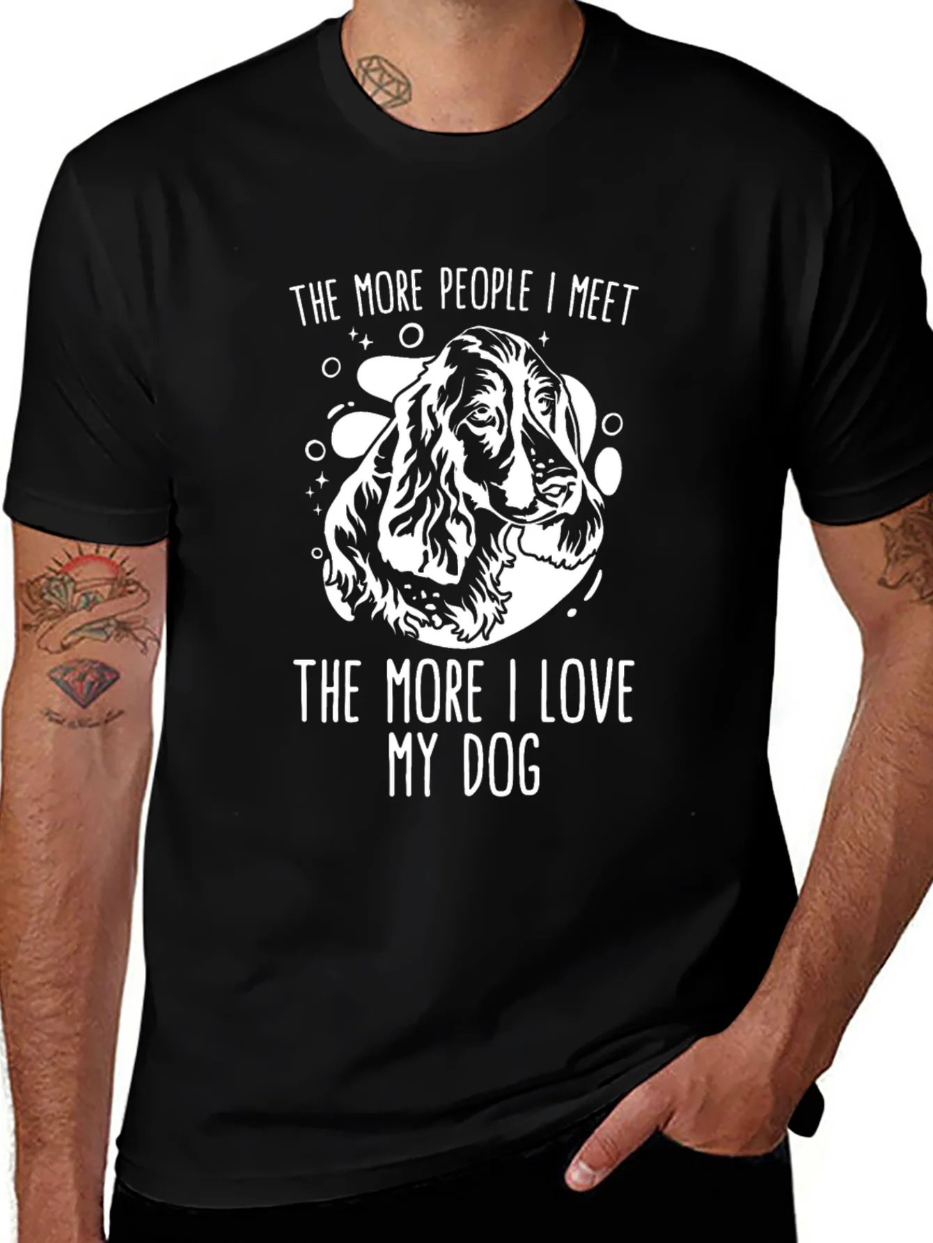 Dog Lover T-Shirt - The More People I Meet