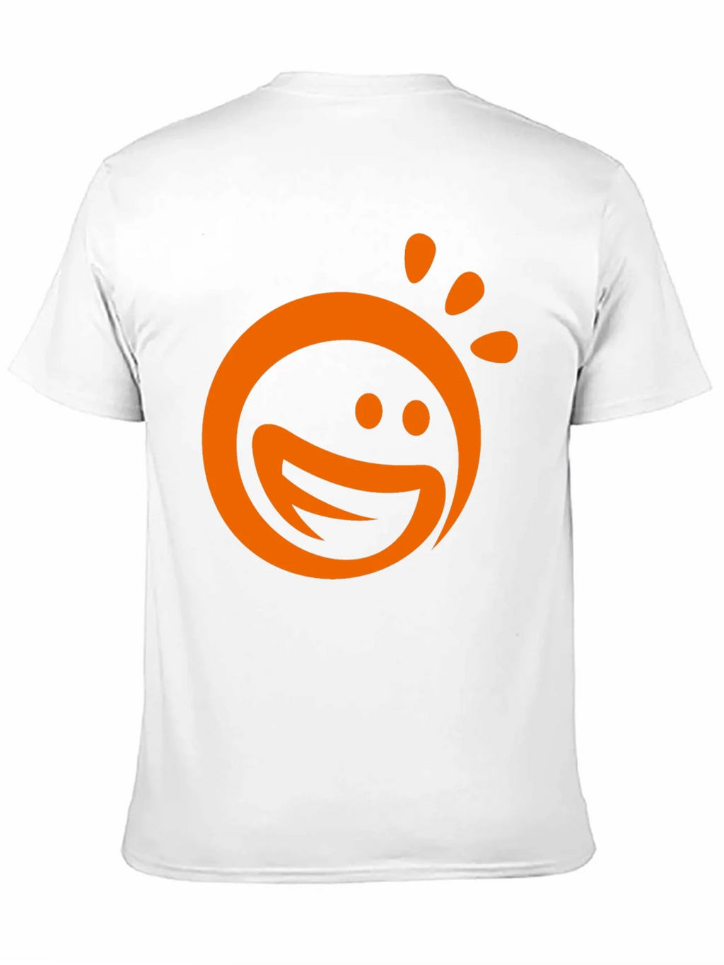 Happy Sun Graphic Tee - Black Cotton Blend T-Shirt