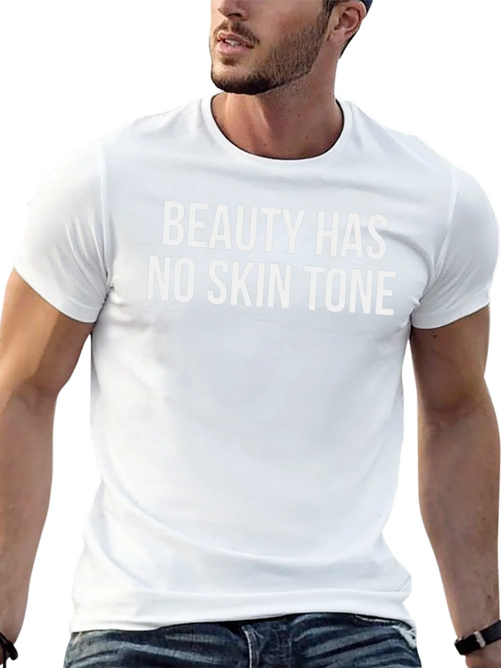 Beauty Has No Skin Tone Graphic Tee