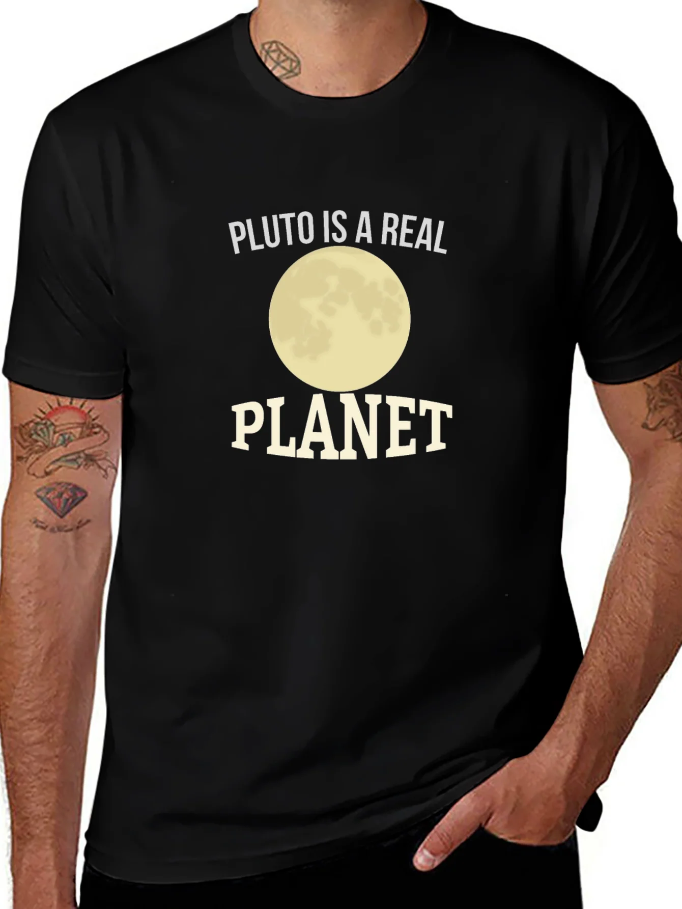 Pluto is a Real Planet Graphic Tee