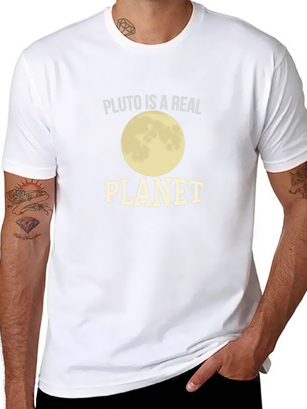 Pluto is a Real Planet Graphic Tee