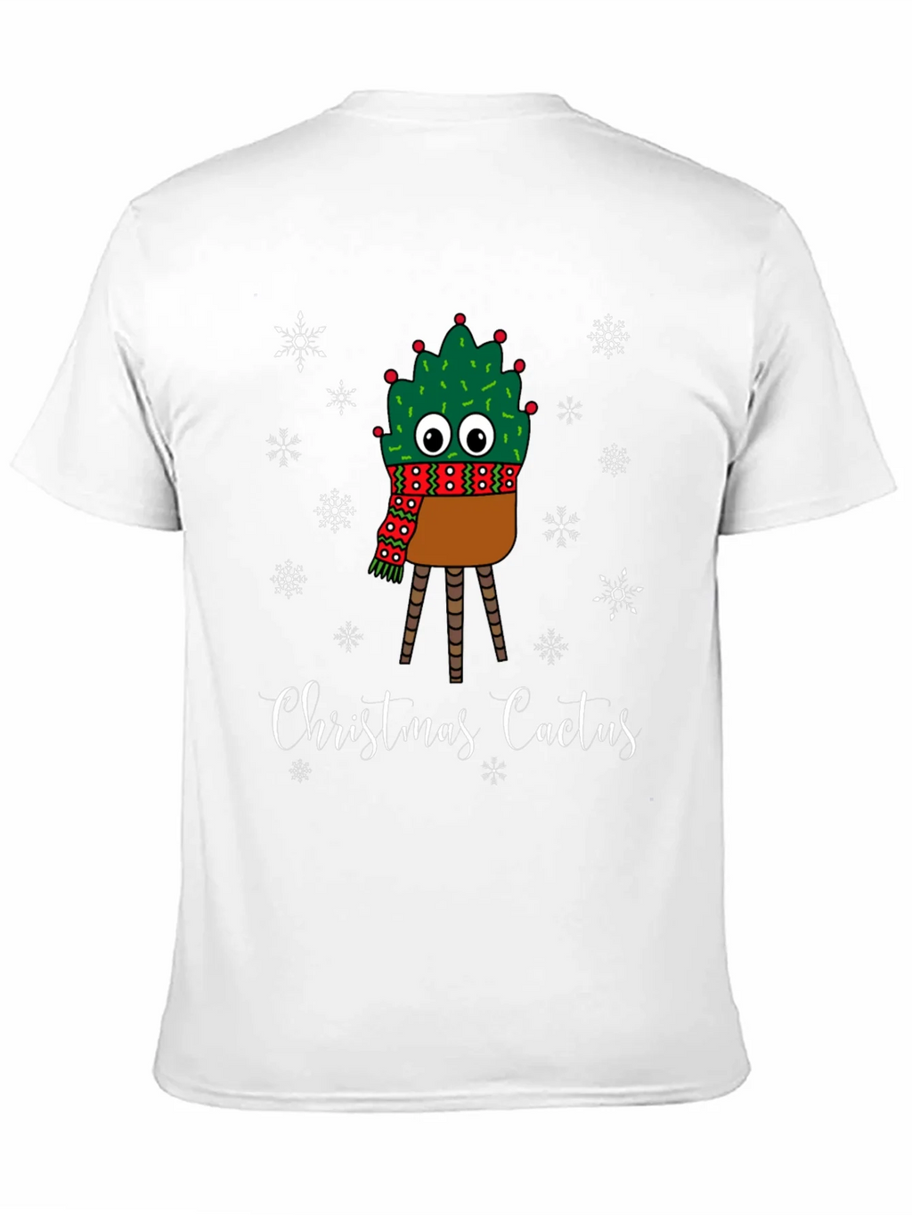 Christmas Cactus T-Shirt - Holiday Festive Graphic Tee