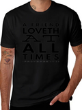 A Friend Loveth T-Shirt - Proverbs 17:17 Graphic Tee