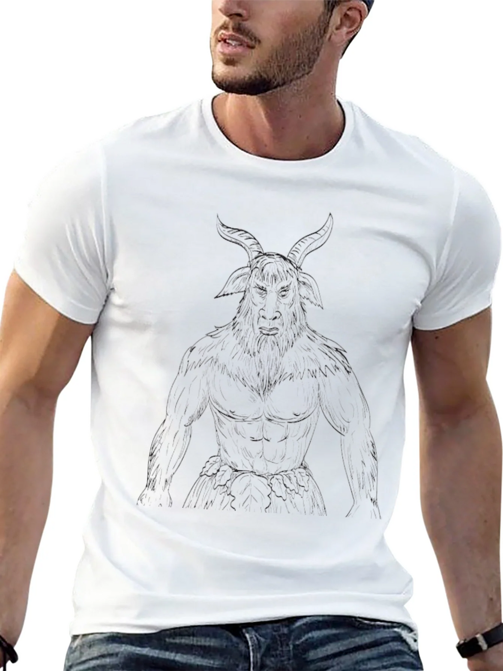 Mens Graphic Black T-Shirt