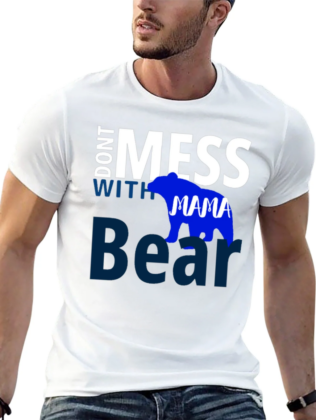 Dont Mess with Mama Bear Black T-Shirt