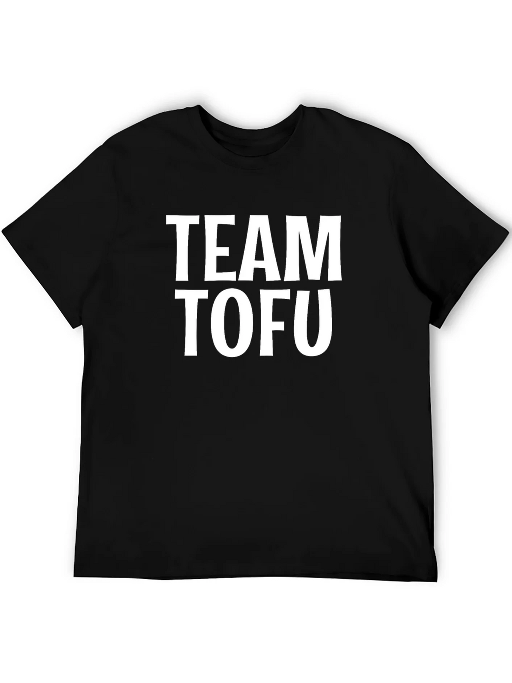 Team Tofu Black T-Shirt - Vegan & Vegetarian Pride