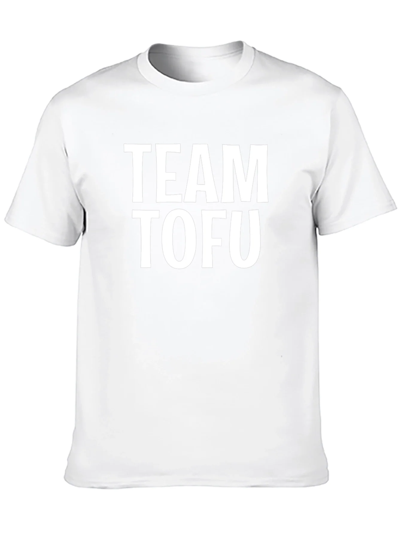 Team Tofu Black T-Shirt - Vegan & Vegetarian Pride