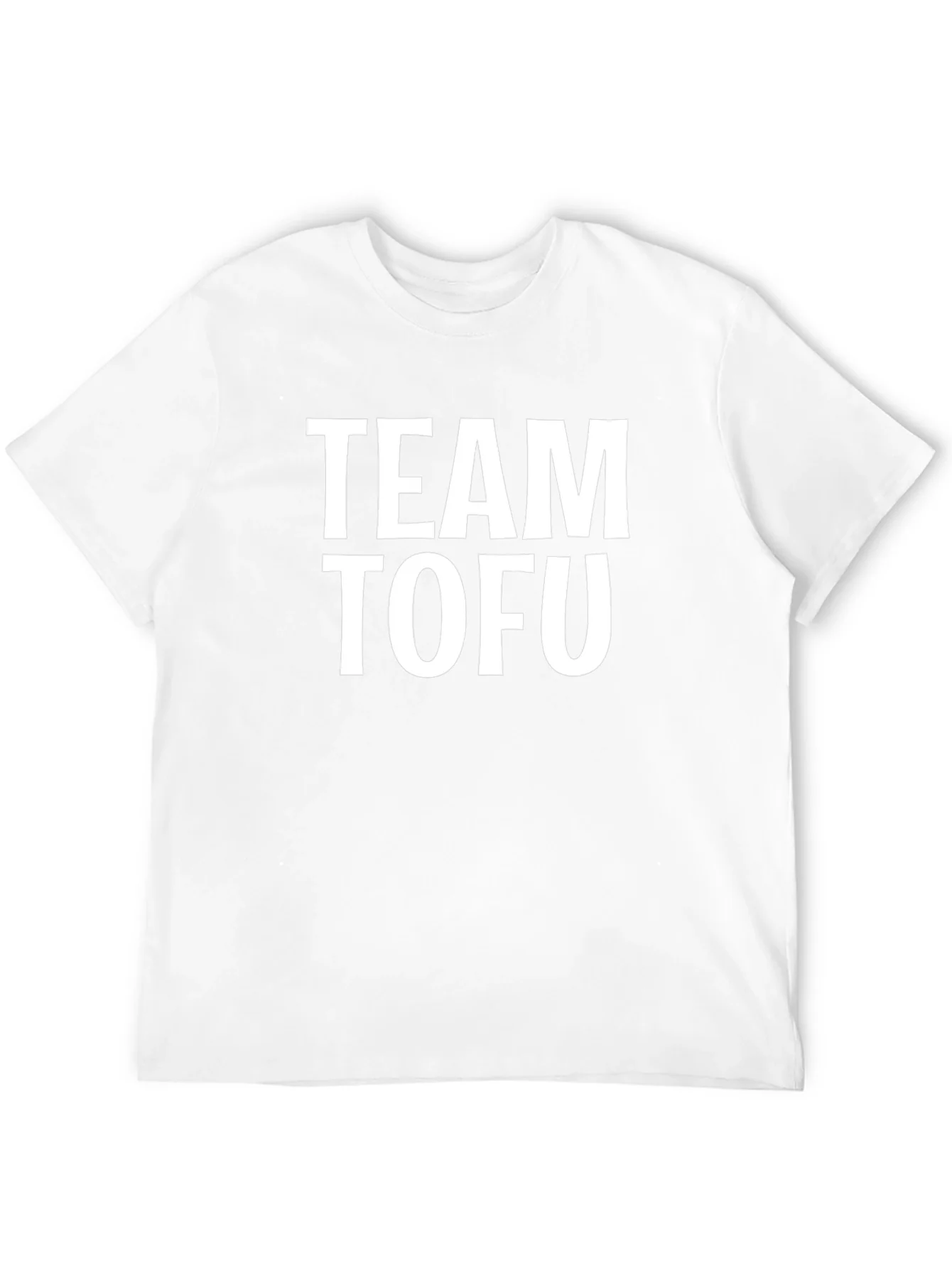 Team Tofu Black T-Shirt - Vegan & Vegetarian Pride