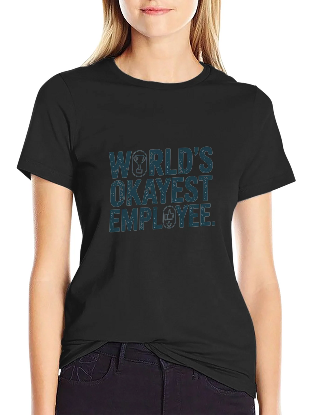Worlds Okayest Employee Graphic Tee