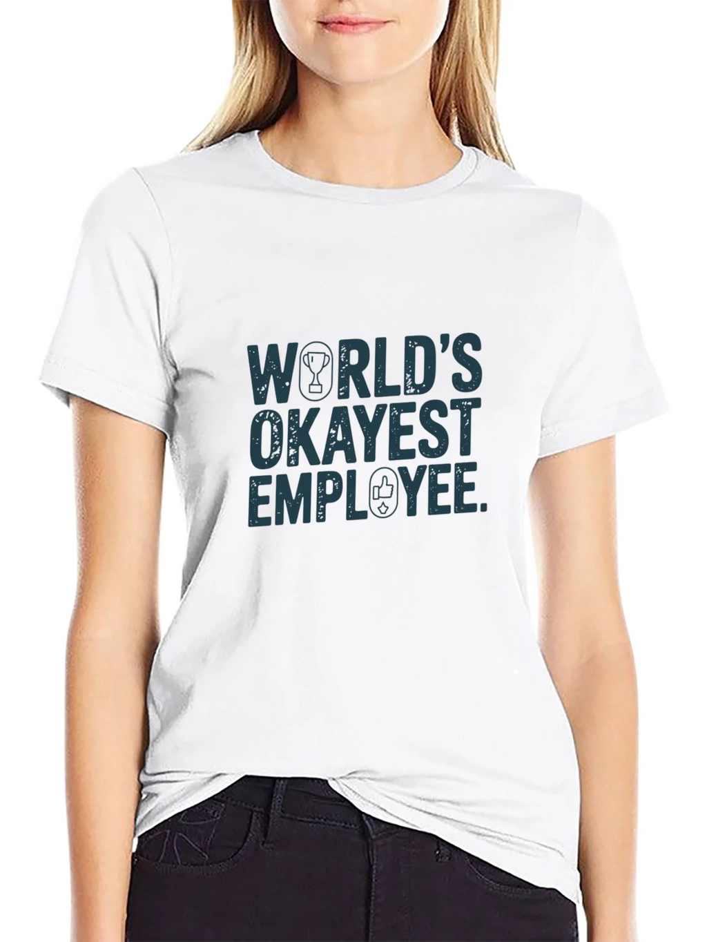 Worlds Okayest Employee Graphic Tee