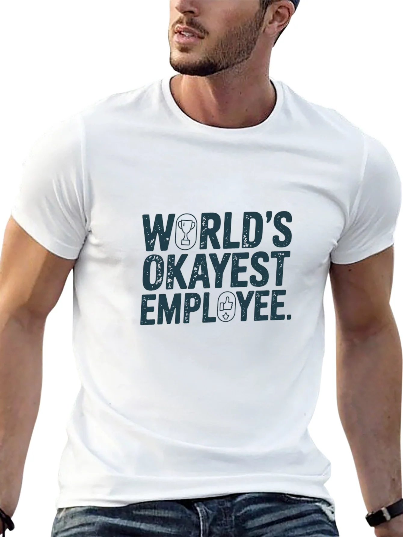 Worlds Okayest Employee Graphic Tee
