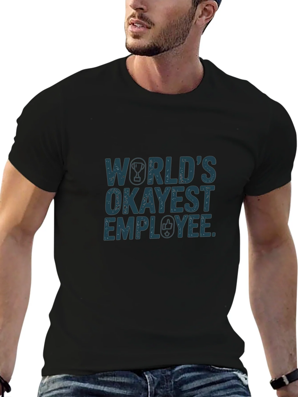 Worlds Okayest Employee Graphic Tee
